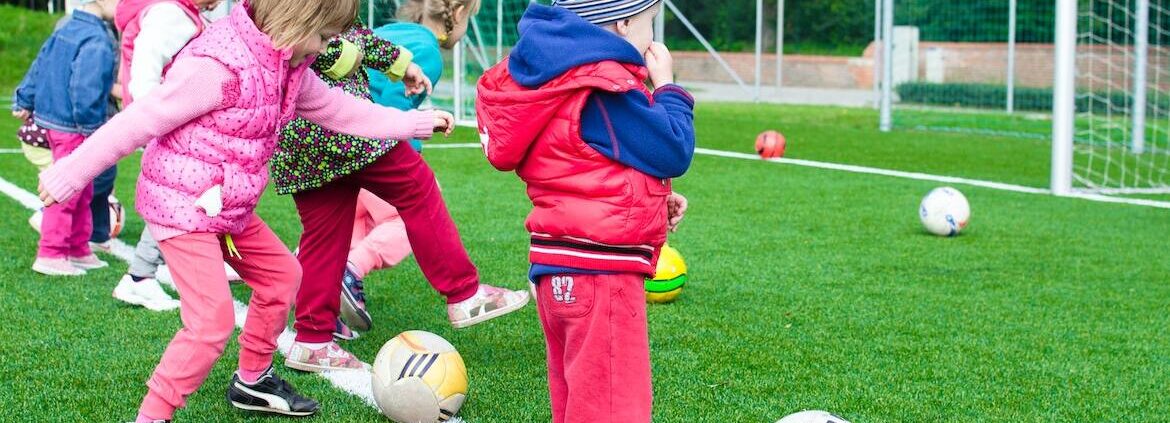 Kids Learning Soccer